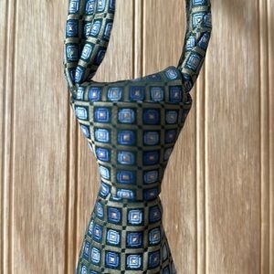 Banana Republic - Olive Green and Blue Tie